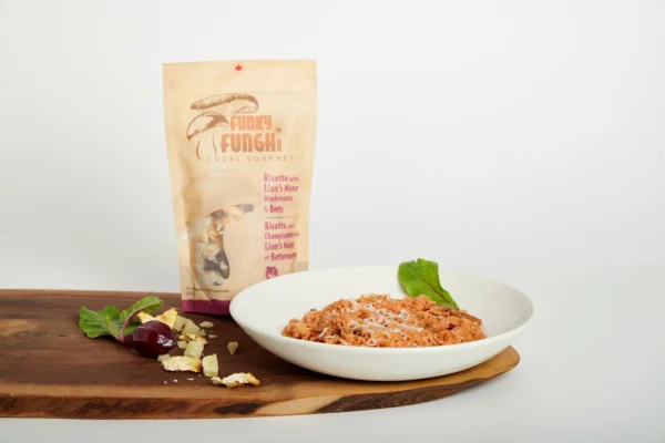 Risotto with Lions Mane Mushrooms and Beets - Image 2
